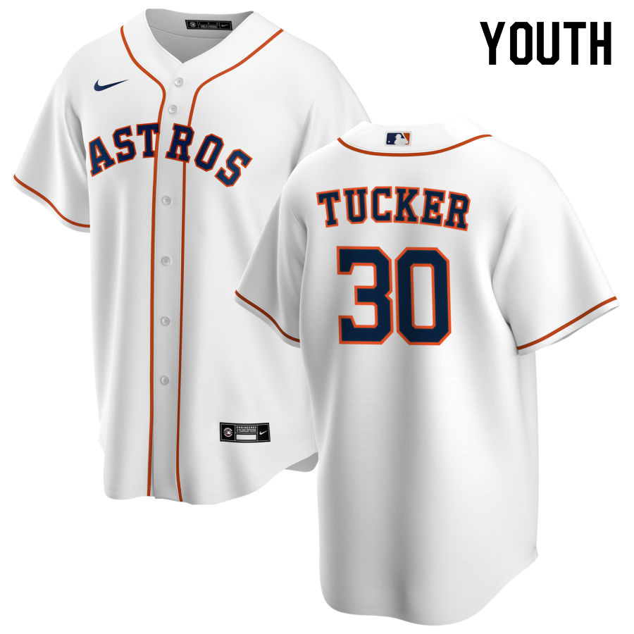 Nike Youth #30 Kyle Tucker Houston Astros Baseball Jerseys Sale-White